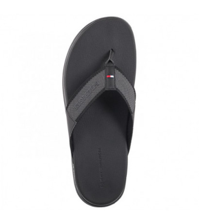 Tommy Hilfiger Comfort Toe Post Beach Sandal Black FM0FM05097 BDS (TH1110-a) kingad