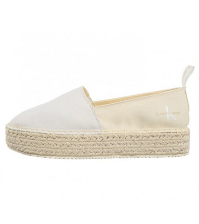 Calvin Klein Platform Espadrille Mix Ml Mtl Creamy White/White YW0YW001622 0F8 (CK513-b) kingad