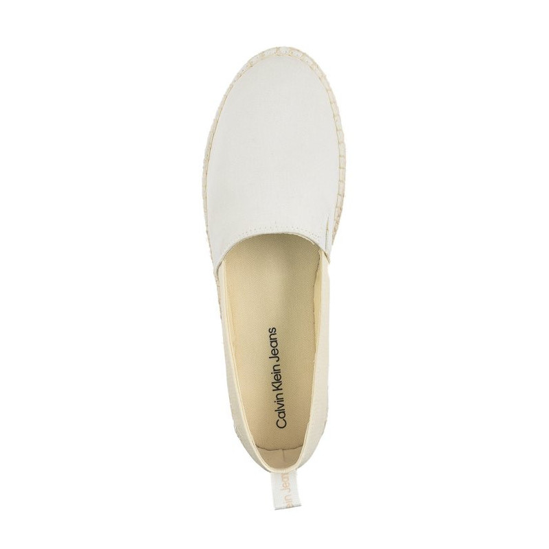 Calvin Klein Platform Espadrille Mix Ml Mtl Creamy White/White YW0YW001622 0F8 (CK513-b) kingad