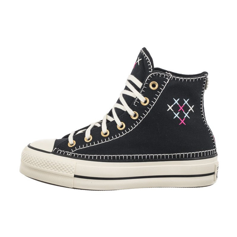 Converse CTAS Lift HI Black/Egret/Gold A08731C (CO693-a) kingad