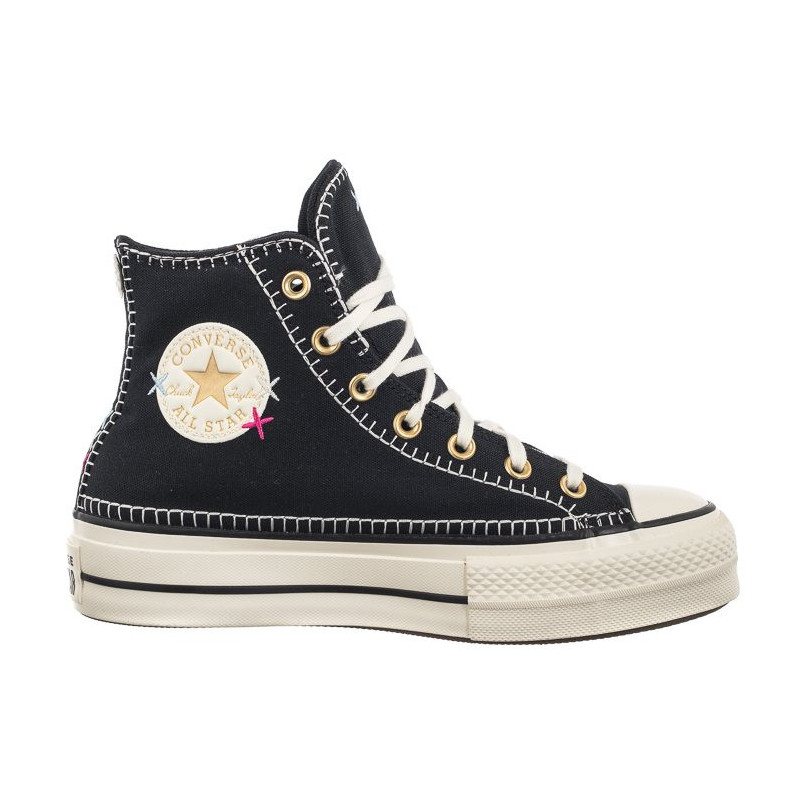 Converse CTAS Lift HI Black/Egret/Gold A08731C (CO693-a) kingad