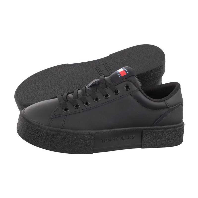 Tommy Hilfiger TJW Foxing Flatform Sneaker Triple Black EN0EN02567 BDS (TH1117-a) spordijalatsid