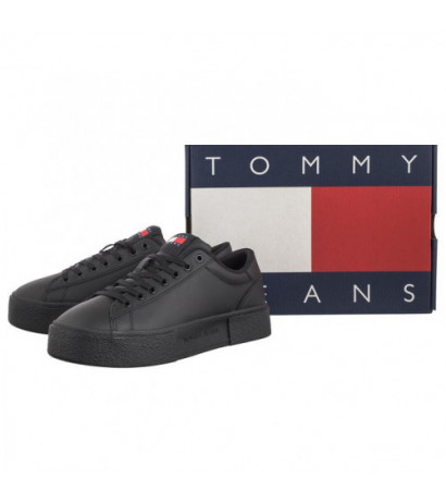 Tommy Hilfiger TJW Foxing Flatform Sneaker Triple Black EN0EN02567 BDS (TH1117-a) spordijalatsid