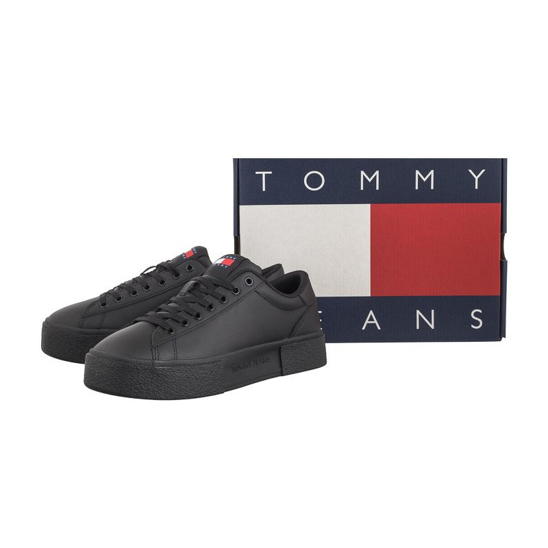 Tommy Hilfiger TJW Foxing Flatform Sneaker Triple Black EN0EN02567 BDS (TH1117-a) spordijalatsid