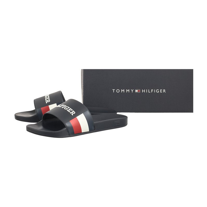 Tommy Hilfiger Rwb Pool Slide Desert Sky FM0FM05093 DW5 (TH1114-a) sussid