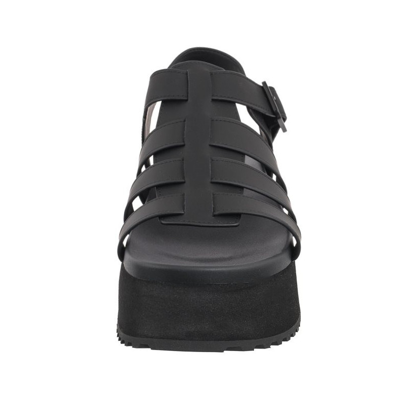 Calvin Klein Platform Buckle Rubber Mg Mtl Triple Black YW0YW01513 0GT (CK509-b) kingad