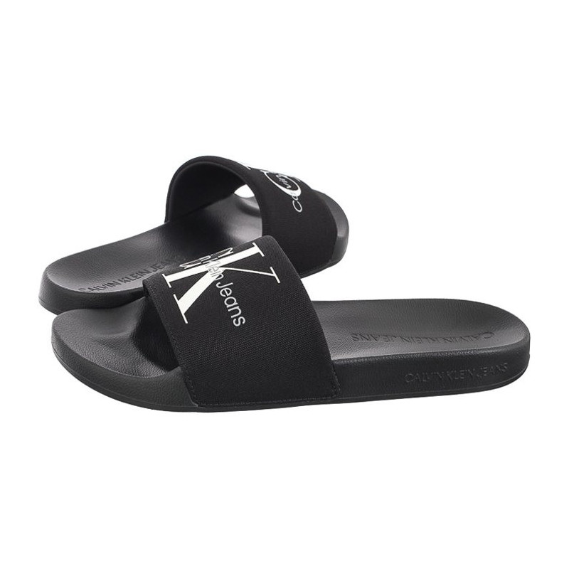 Calvin Klein Slide Monogram Co Black/Bright White YM0YM00061 BDS (CK287-b) sussid