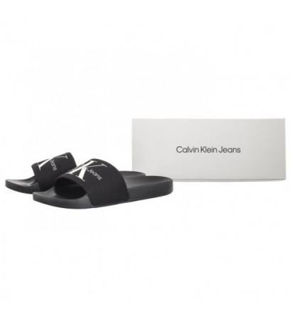 Calvin Klein Slide Monogram Co Black/Bright White YM0YM00061 BDS (CK287-b) sussid