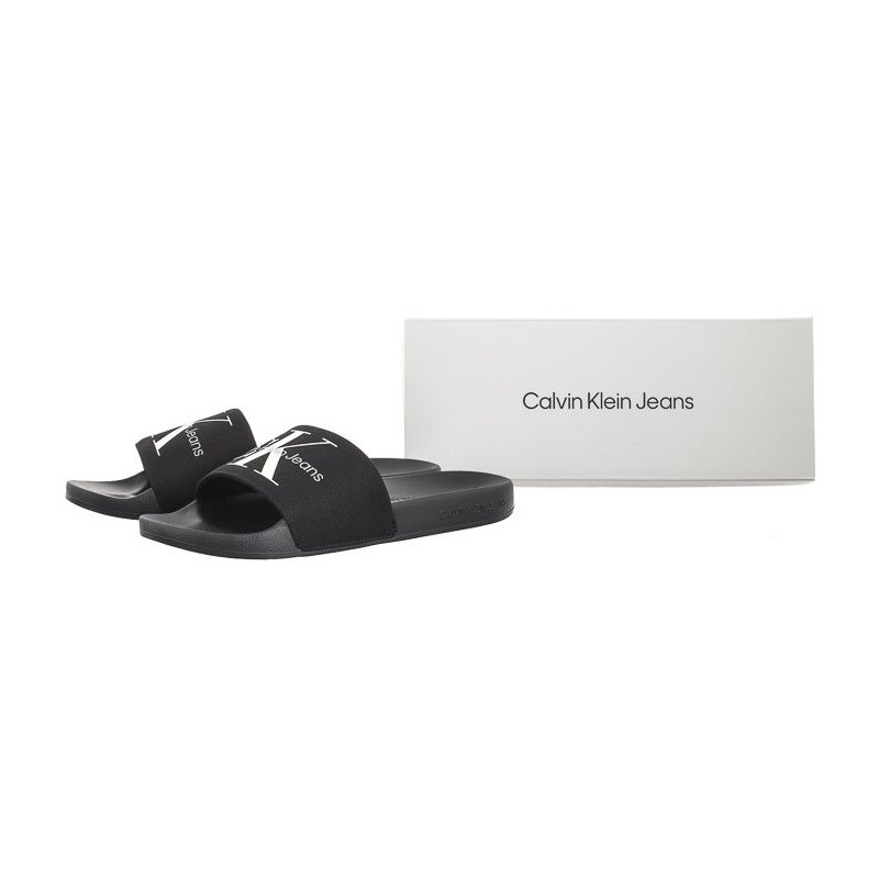 Calvin Klein Slide Monogram Co Black/Bright White YM0YM00061 BDS (CK287-b) sussid