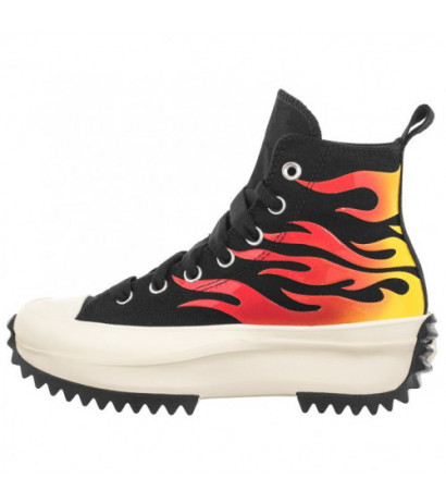 Converse Run Star Hike Hi Black/White/Enamel Red A08766C (CO697-a) kingad