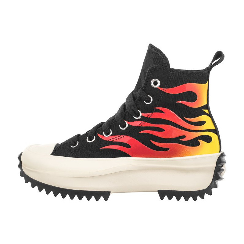 Converse Run Star Hike Hi Black/White/Enamel Red A08766C (CO697-a) kingad