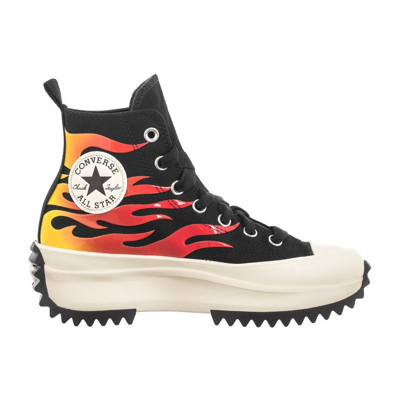 Converse Run Star Hike Hi Black/White/Enamel Red A08766C (CO697-a) kingad