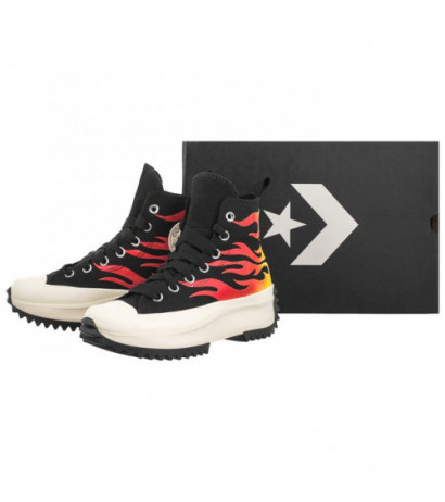 Converse Run Star Hike Hi Black/White/Enamel Red A08766C (CO697-a) kingad