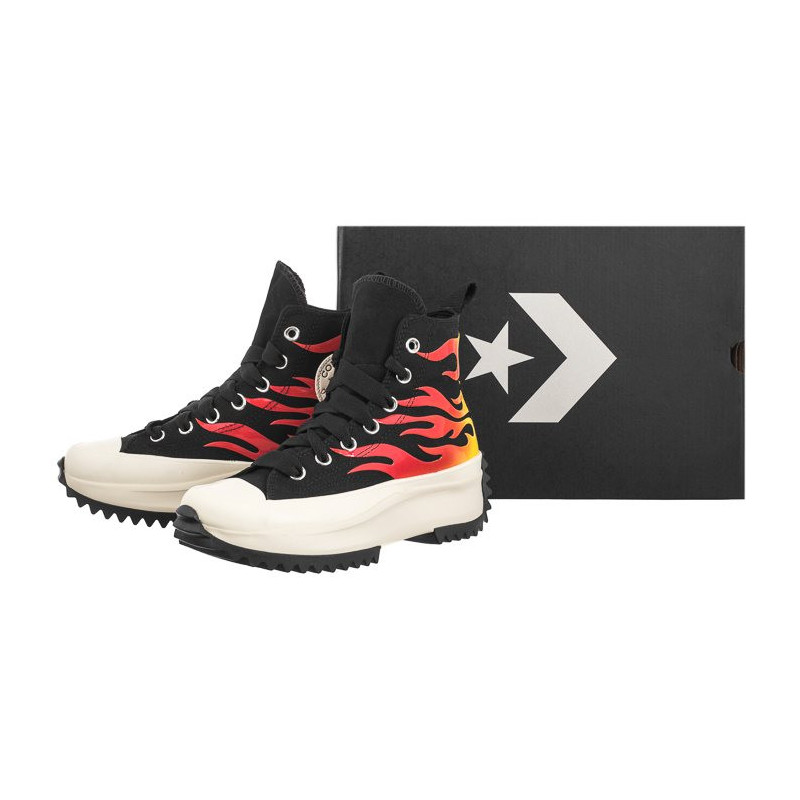 Converse Run Star Hike Hi Black/White/Enamel Red A08766C (CO697-a) kingad