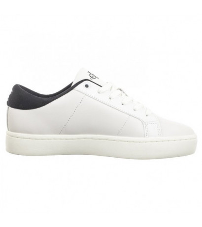 Calvin Klein Classic Cupsole Lowlaceup Lth Wn Bright White/Black YW0YW01444 0GM (CK511-a) kingad