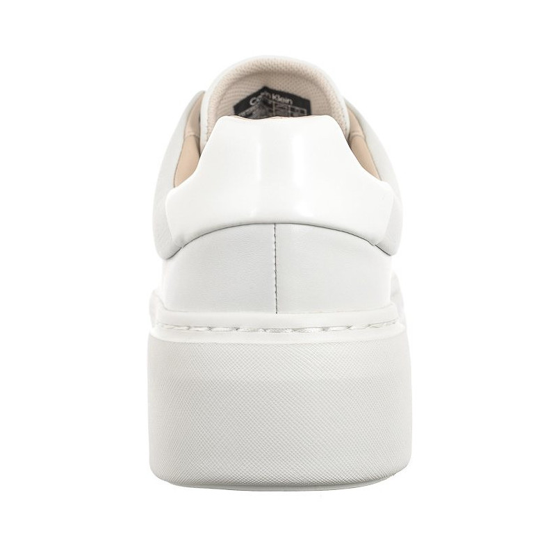 Calvin Klein Ff Cupsole LAce Up W/Ml Lth Triple White HW0HW02118 0K4 (CK510-a) kingad