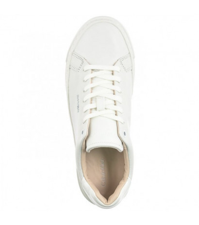 Calvin Klein Ff Cupsole LAce Up W/Ml Lth Triple White HW0HW02118 0K4 (CK510-a) kingad