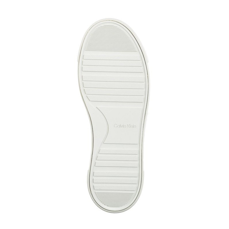 Calvin Klein Ff Cupsole LAce Up W/Ml Lth Triple White HW0HW02118 0K4 (CK510-a) kingad