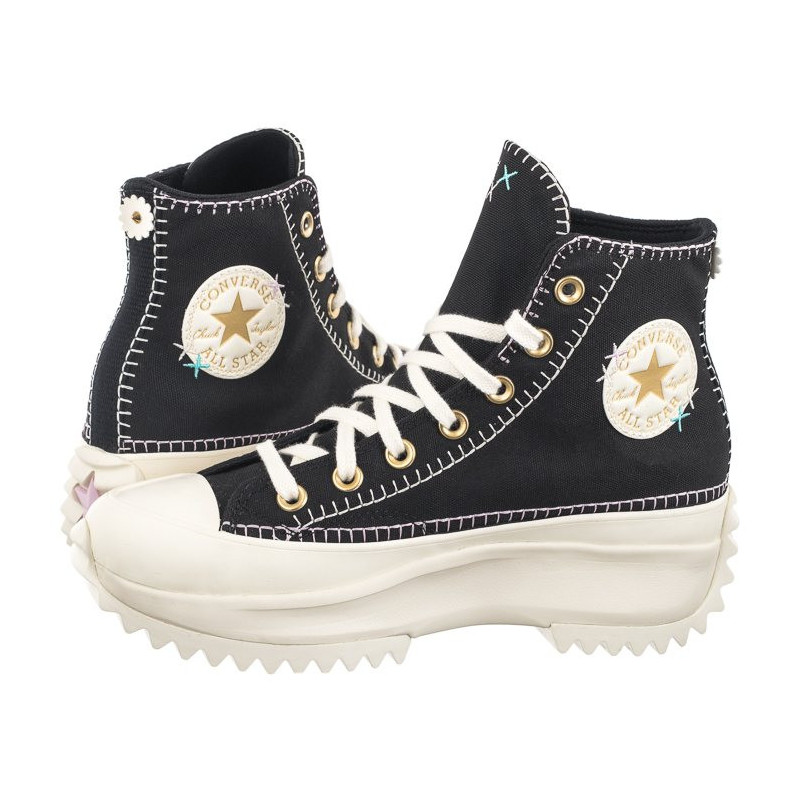 Converse Run Star Hike Hi Black/Egret/Gold A08733C (CO694-a) kingad