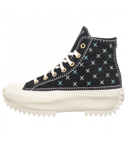 Converse Run Star Hike Hi Black/Egret/Gold A08733C (CO694-a) kingad