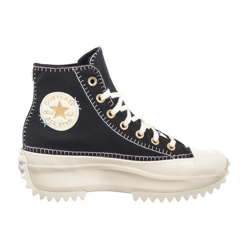 Converse Run Star Hike Hi Black/Egret/Gold A08733C (CO694-a) kingad