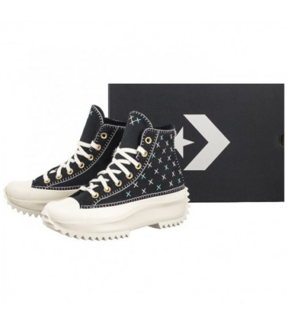 Converse Run Star Hike Hi Black/Egret/Gold A08733C (CO694-a) kingad