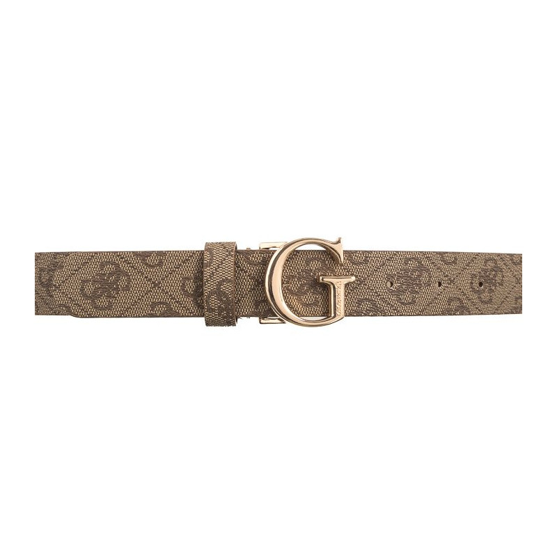 Guess Noelle Logo Adj Pant Belt BW7862 P3430 Latte Logo (GU612-a) vöö