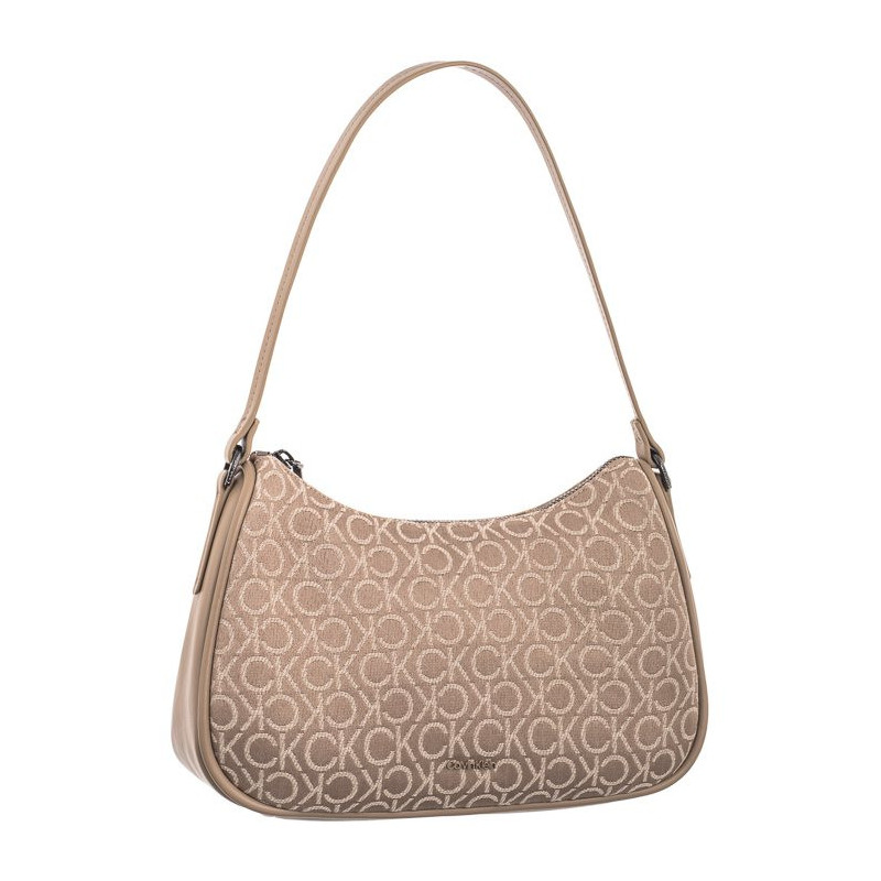 Calvin Klein CK Refine Shoulder Bag-JCQ Chanterelle Mono Jacquard K60K612333 0HE (CK525-a) käekott