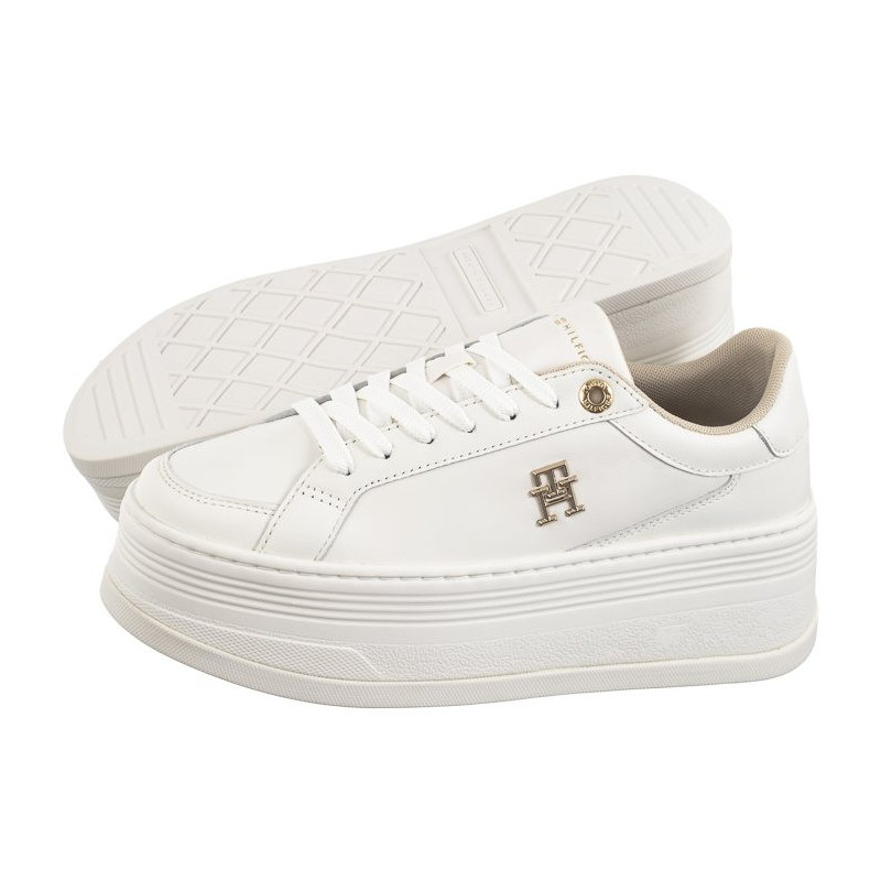 Tommy Hilfiger TH Platform Sneaker Lthr FW0FW08209 YBL Ecru (TH1128-a) spordijalatsid