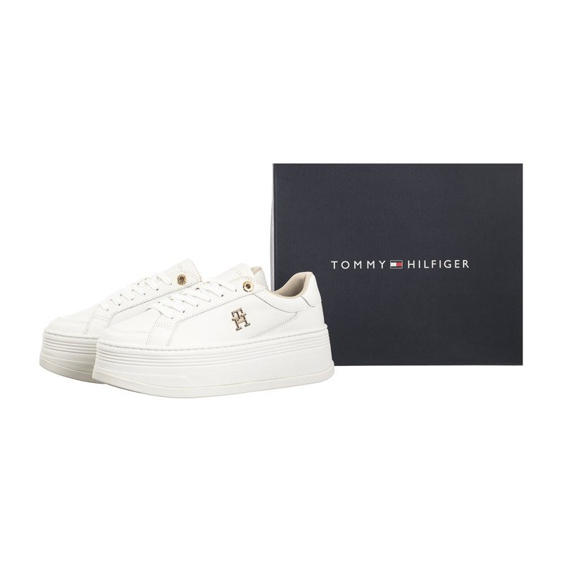 Tommy Hilfiger TH Platform Sneaker Lthr FW0FW08209 YBL Ecru (TH1128-a) spordijalatsid