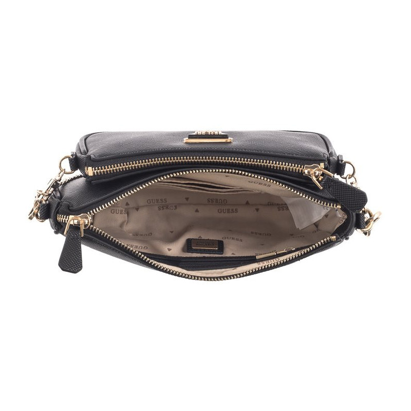 Guess Noelle Dbl Pouch Crossbody HWZG78 79710 Black (GU515-d) käekott