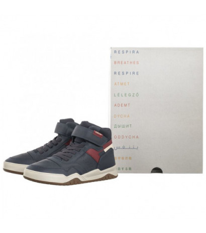 Geox J Perth B. F - Wax.Syn+Nylon Navy/Dk Red J367RF 0MEFU C4244 (GE178-a) spordijalatsid