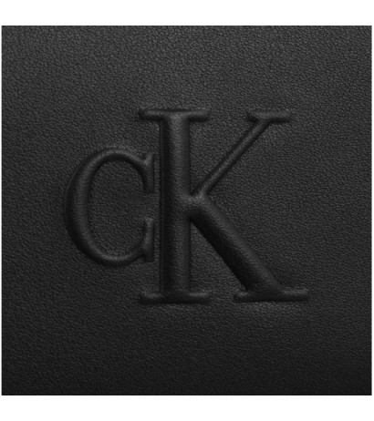 Calvin Klein Sculpted Zip Around Deboss Black K60K612743 BEH (CK539-a) käekott