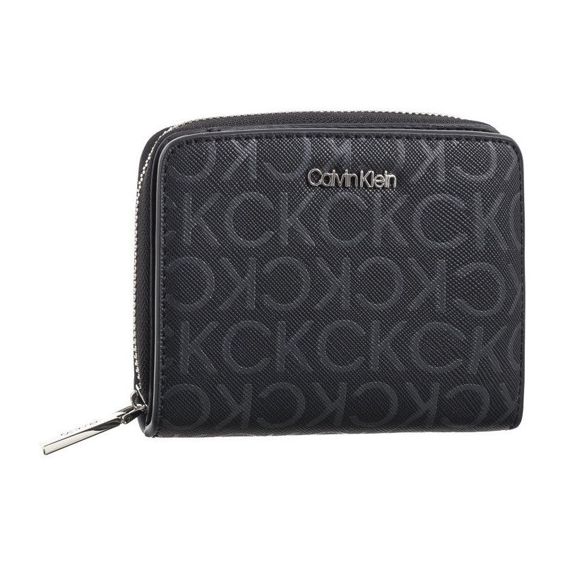 Calvin Klein CK Must MD Zip Around Mono Black Monogram Pu K60K612433 0GM (CK537-a) käekott