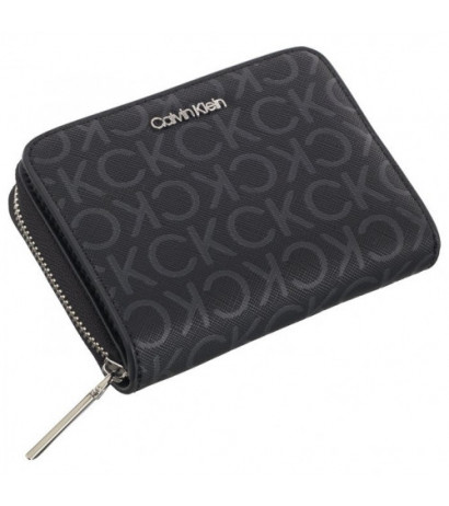 Calvin Klein CK Must MD Zip Around Mono Black Monogram Pu K60K612433 0GM (CK537-a) käekott