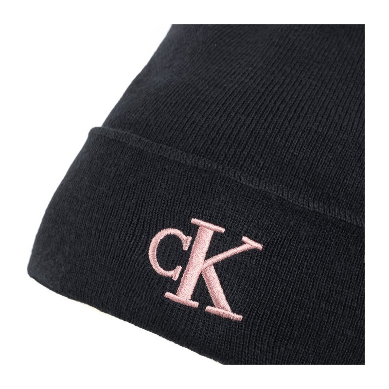 Calvin Klein Monogram Embro Beanie K60K612319 01P (CK529-c) vöö