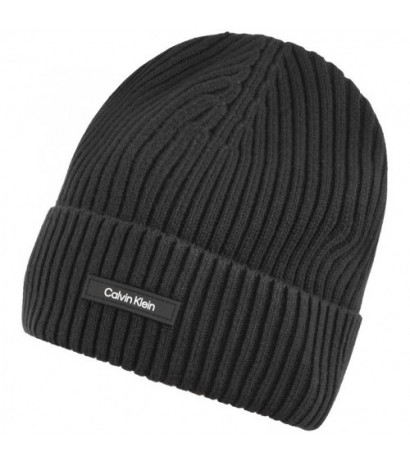 Calvin Klein Classic Cotton Rib Beanie Ck Black K50K512362 BEH (CK540-a) vöö