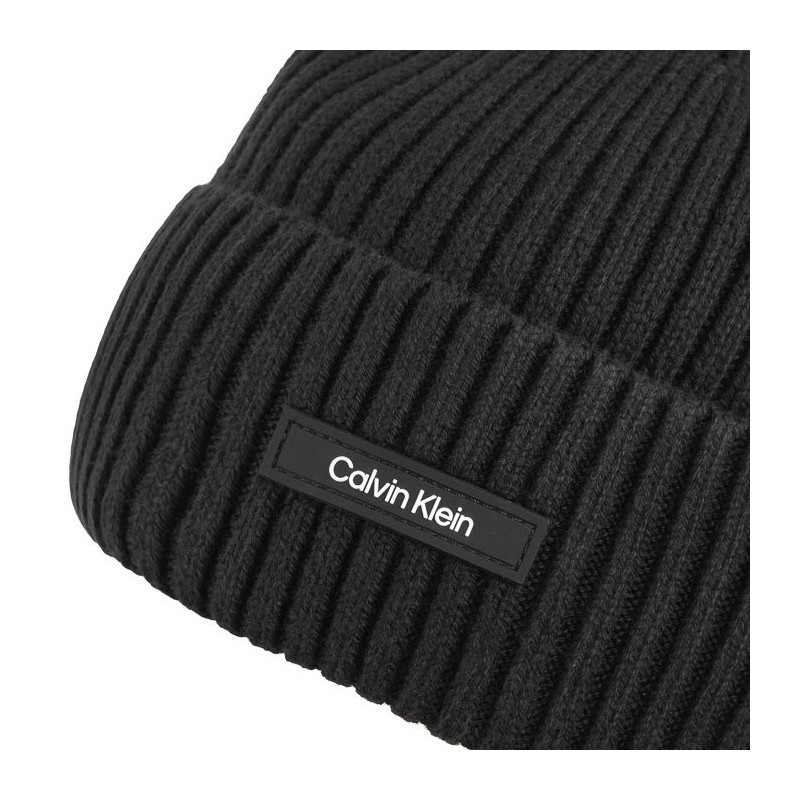 Calvin Klein Classic Cotton Rib Beanie Ck Black K50K512362 BEH (CK540-a) vöö