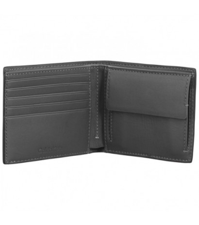 Calvin Klein Clean Esntl Bifold 5CC W/Coin CK Black Palmellato K50K512264 BEH (CK536-a) käekott