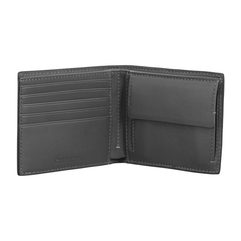 Calvin Klein Clean Esntl Bifold 5CC W/Coin CK Black Palmellato K50K512264 BEH (CK536-a) käekott