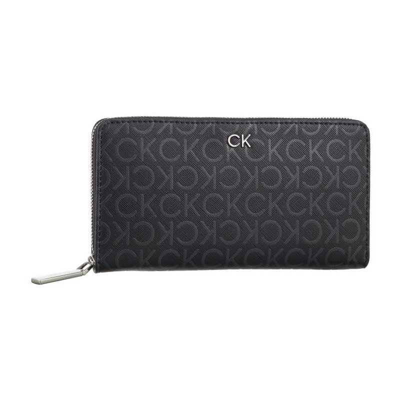 Calvin Klein CK Daily XL Zip Around Mono Black Monogram Pu K60K612442 0GM (CK533-a) käekott