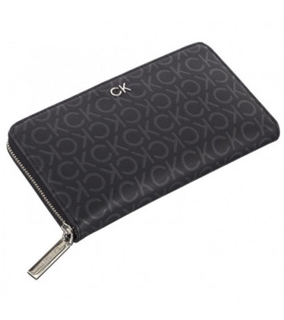 Calvin Klein CK Daily XL Zip Around Mono Black Monogram Pu K60K612442 0GM (CK533-a) käekott