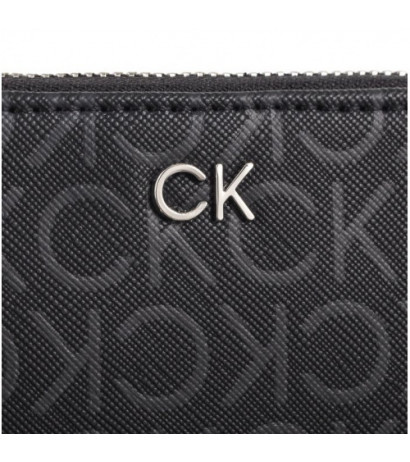 Calvin Klein CK Daily XL Zip Around Mono Black Monogram Pu K60K612442 0GM (CK533-a) käekott