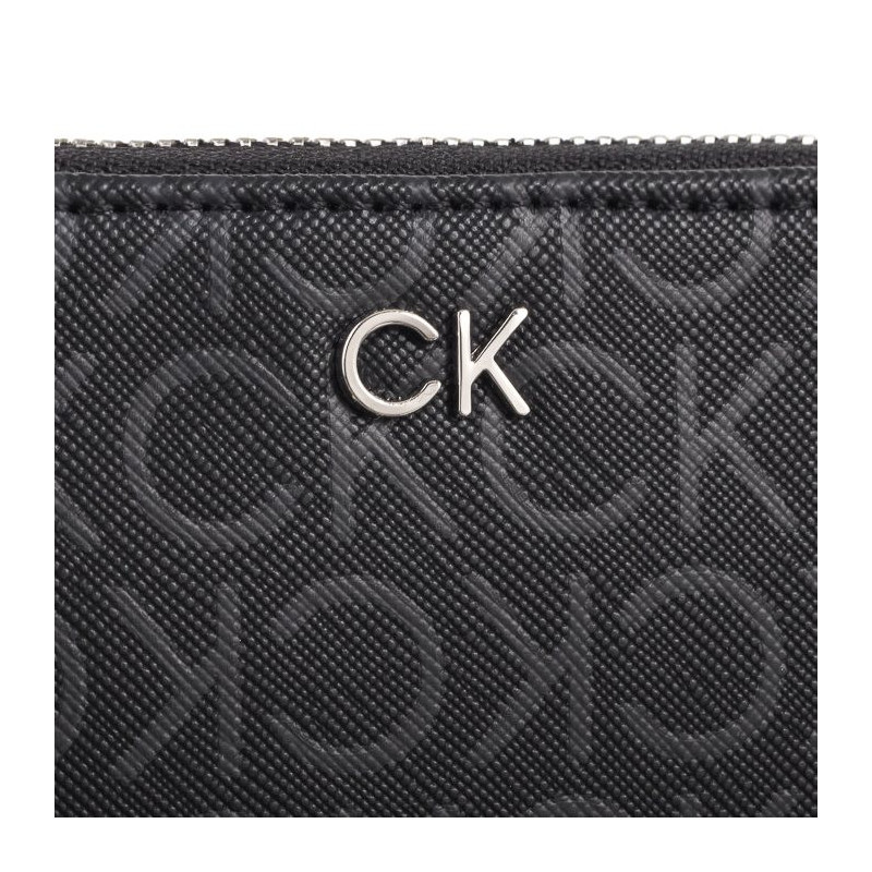 Calvin Klein CK Daily XL Zip Around Mono Black Monogram Pu K60K612442 0GM (CK533-a) käekott