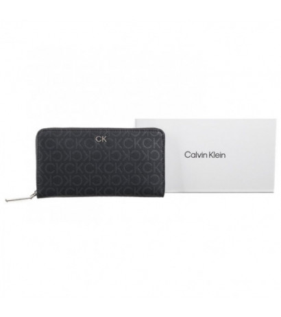 Calvin Klein CK Daily XL Zip Around Mono Black Monogram Pu K60K612442 0GM (CK533-a) käekott