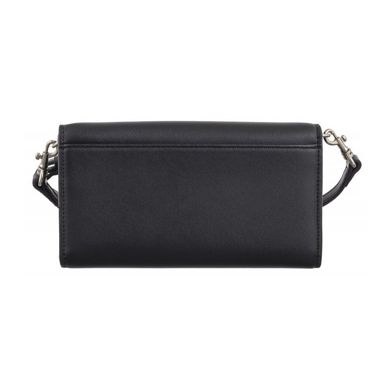 Calvin Klein Sculpted Long Fold Strap Deboss Black K60K612742 BEH (CK531-a) käekott