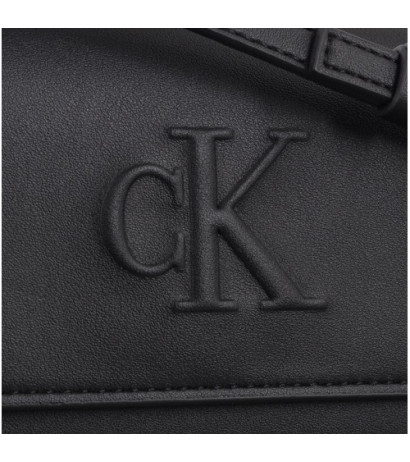 Calvin Klein Sculpted Long Fold Strap Deboss Black K60K612742 BEH (CK531-a) käekott