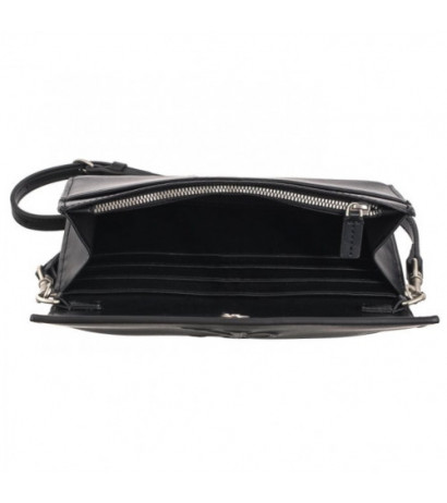 Calvin Klein Sculpted Long Fold Strap Deboss Black K60K612742 BEH (CK531-a) käekott