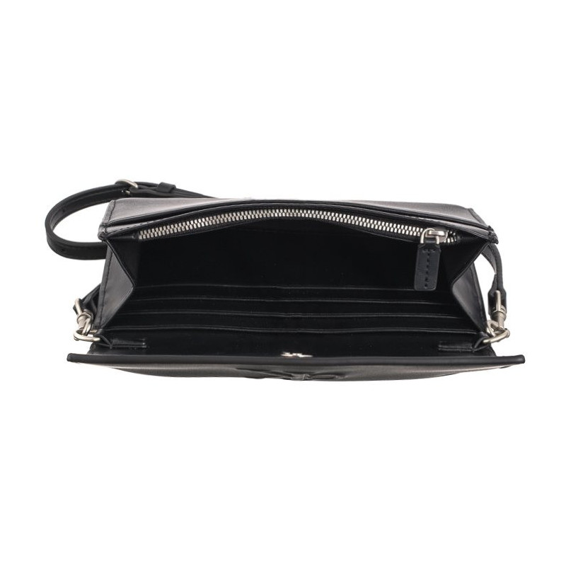 Calvin Klein Sculpted Long Fold Strap Deboss Black K60K612742 BEH (CK531-a) käekott