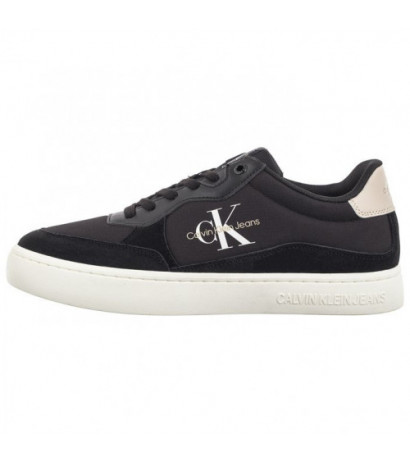 Calvin Klein Classic Cupsole Low Mix Mtl Black/Eggshell/White YM0YM01033 0GR (CK541-a) spordijalatsid